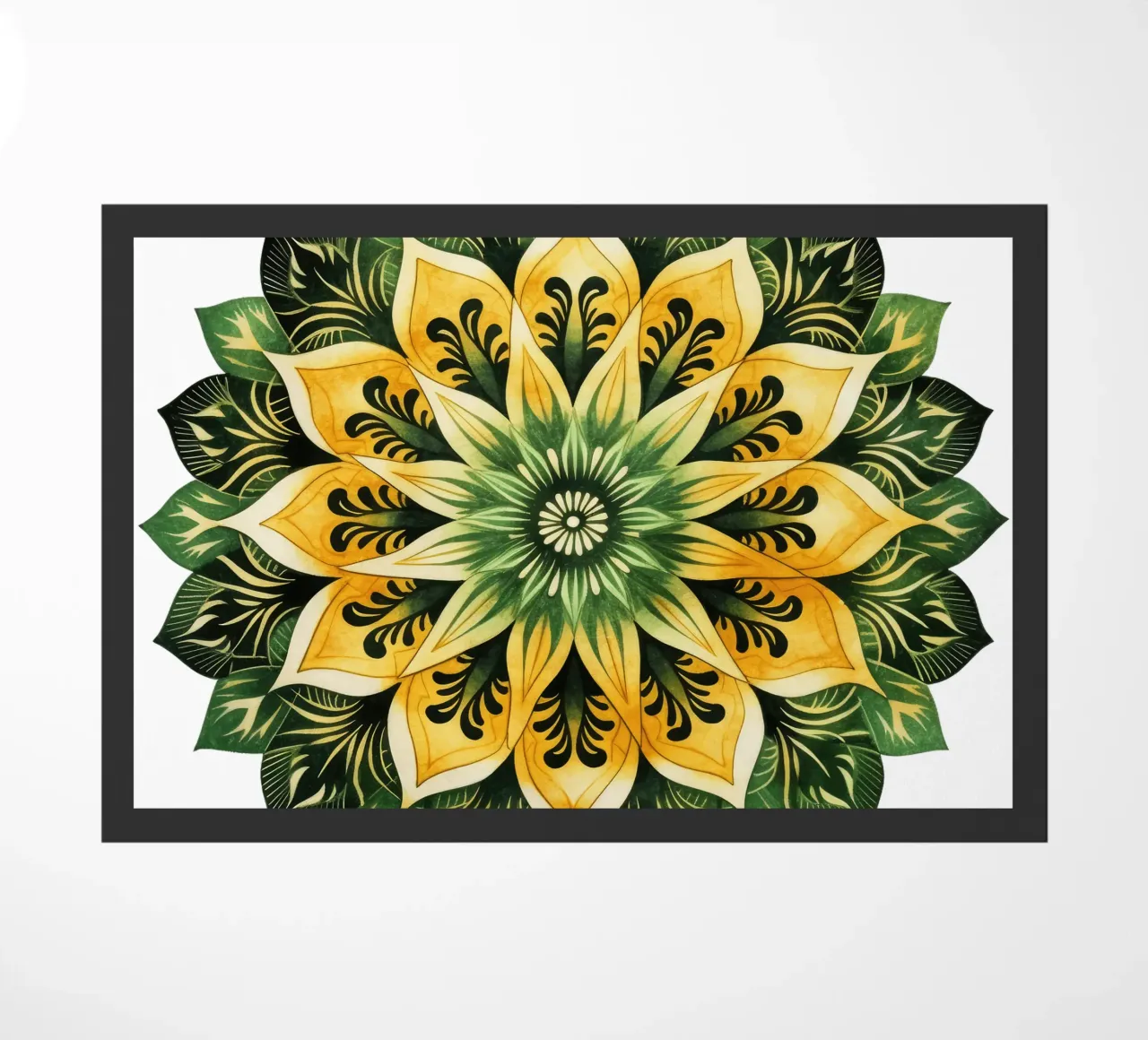 Mandala verde zerbino da Spiritual Touch