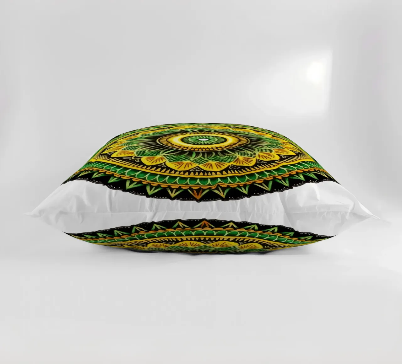 Mandala verde cuscino da Spiritual Touch
