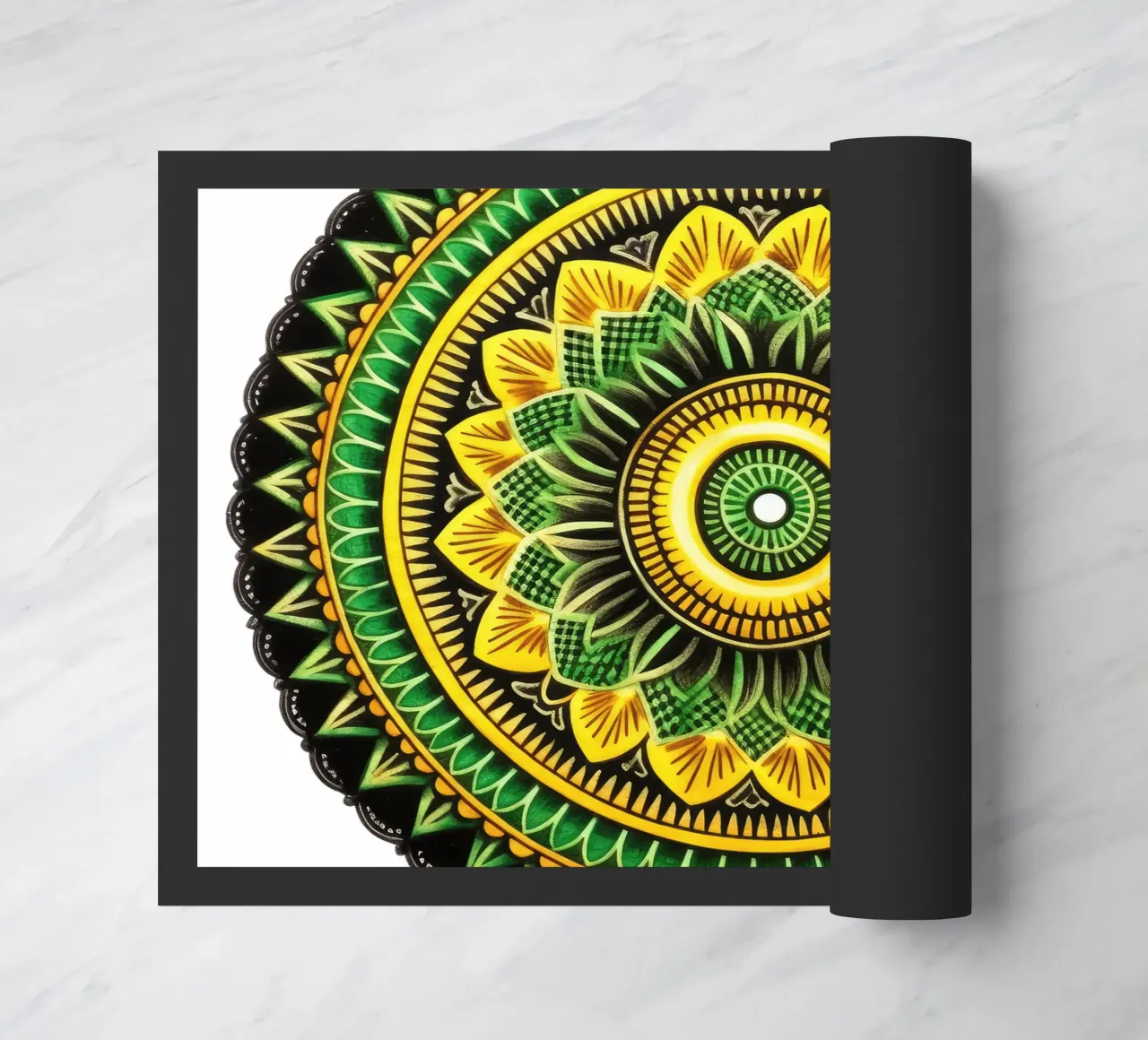Mandala verde zerbino da Spiritual Touch