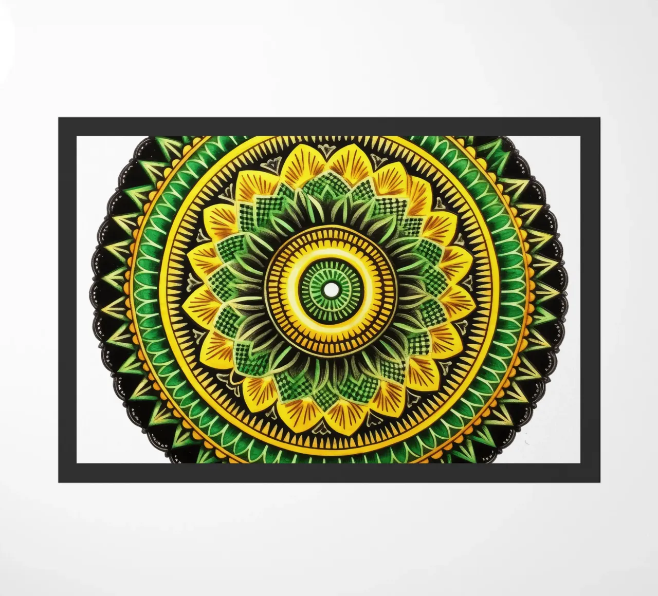 Mandala verde zerbino da Spiritual Touch