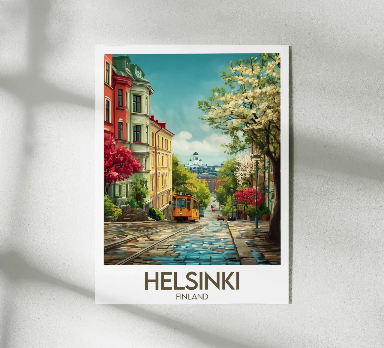 Affiche Helsinki metacrilato de Frame the World