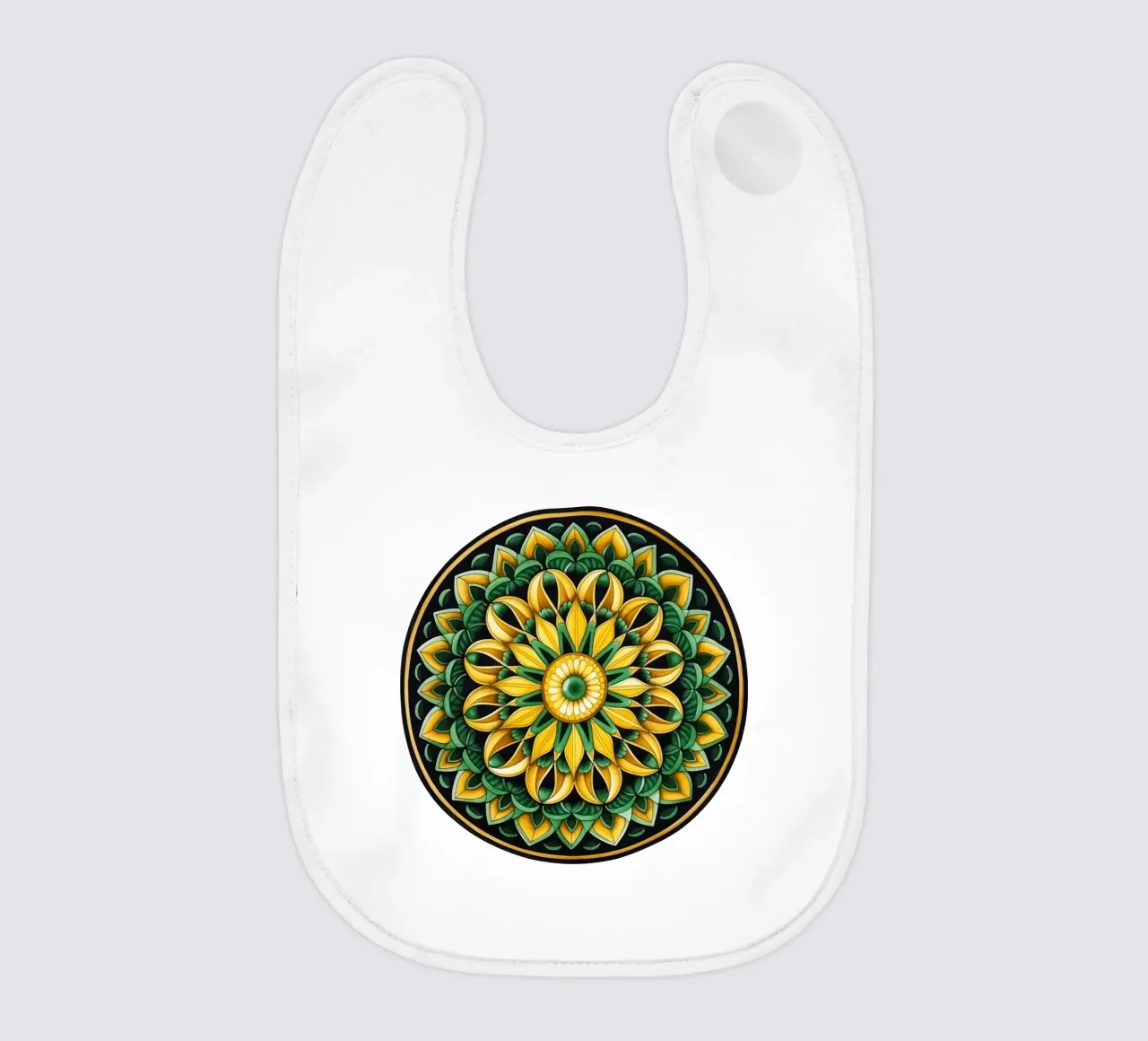 Mandala verde bavaglino da Spiritual Touch