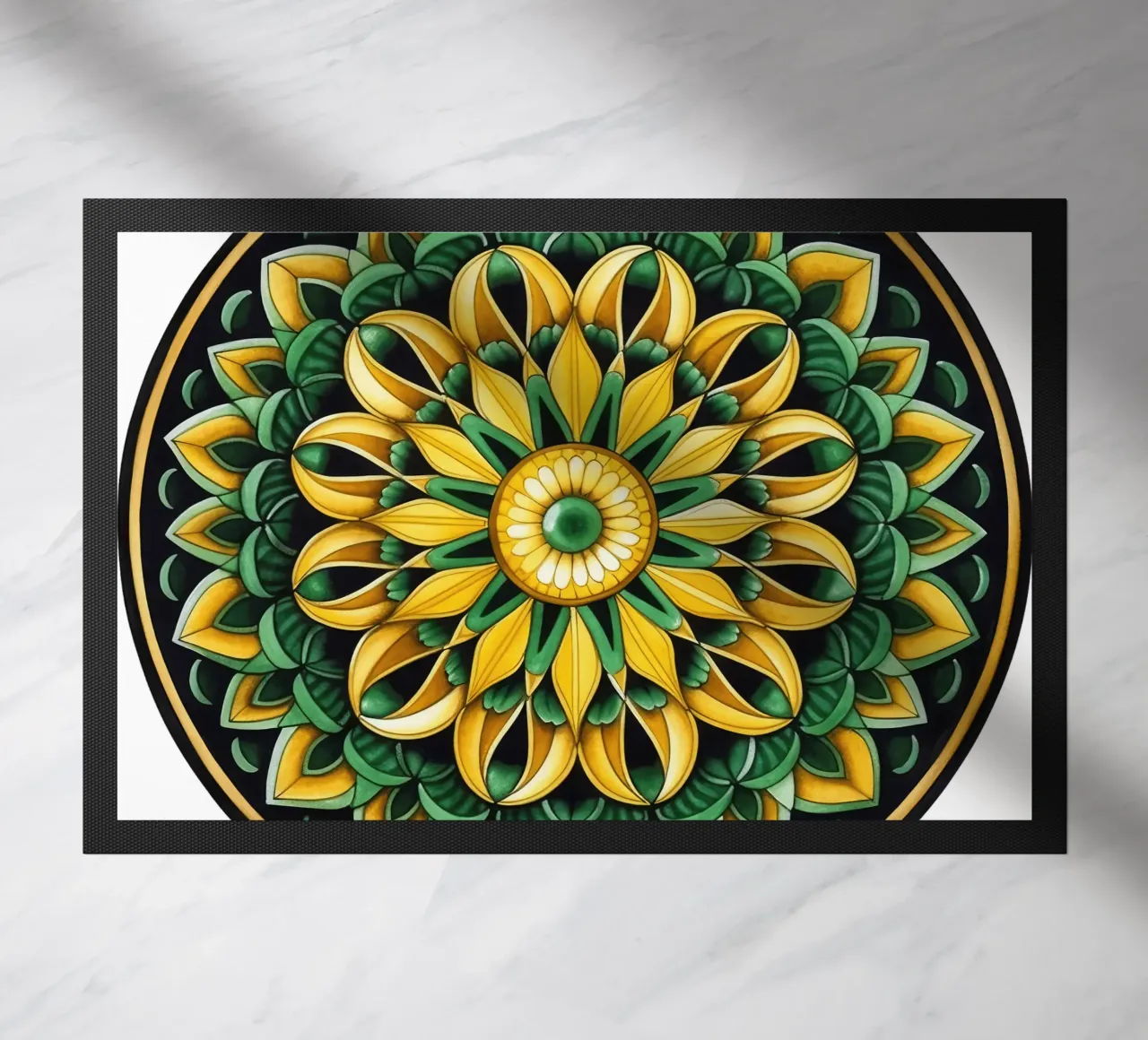 Mandala verde zerbino da Spiritual Touch