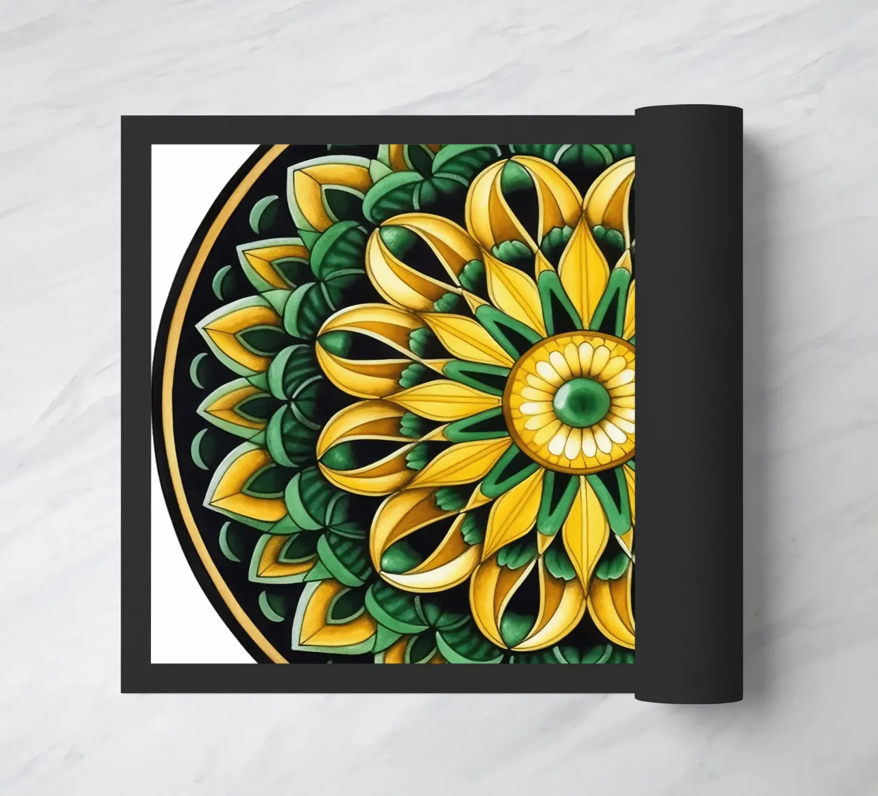 Mandala verde zerbino da Spiritual Touch