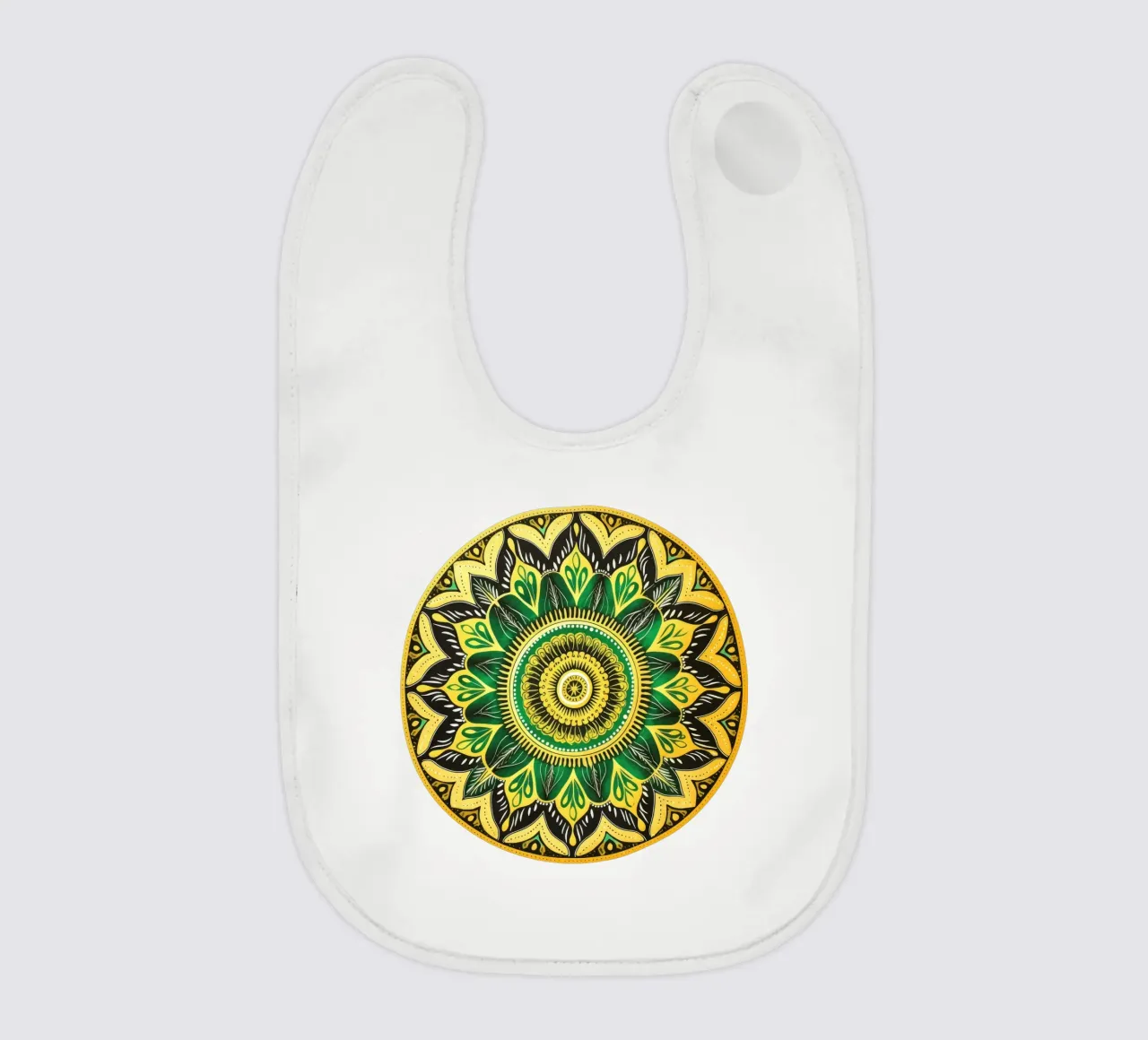 Mandala verde bavaglino da Spiritual Touch