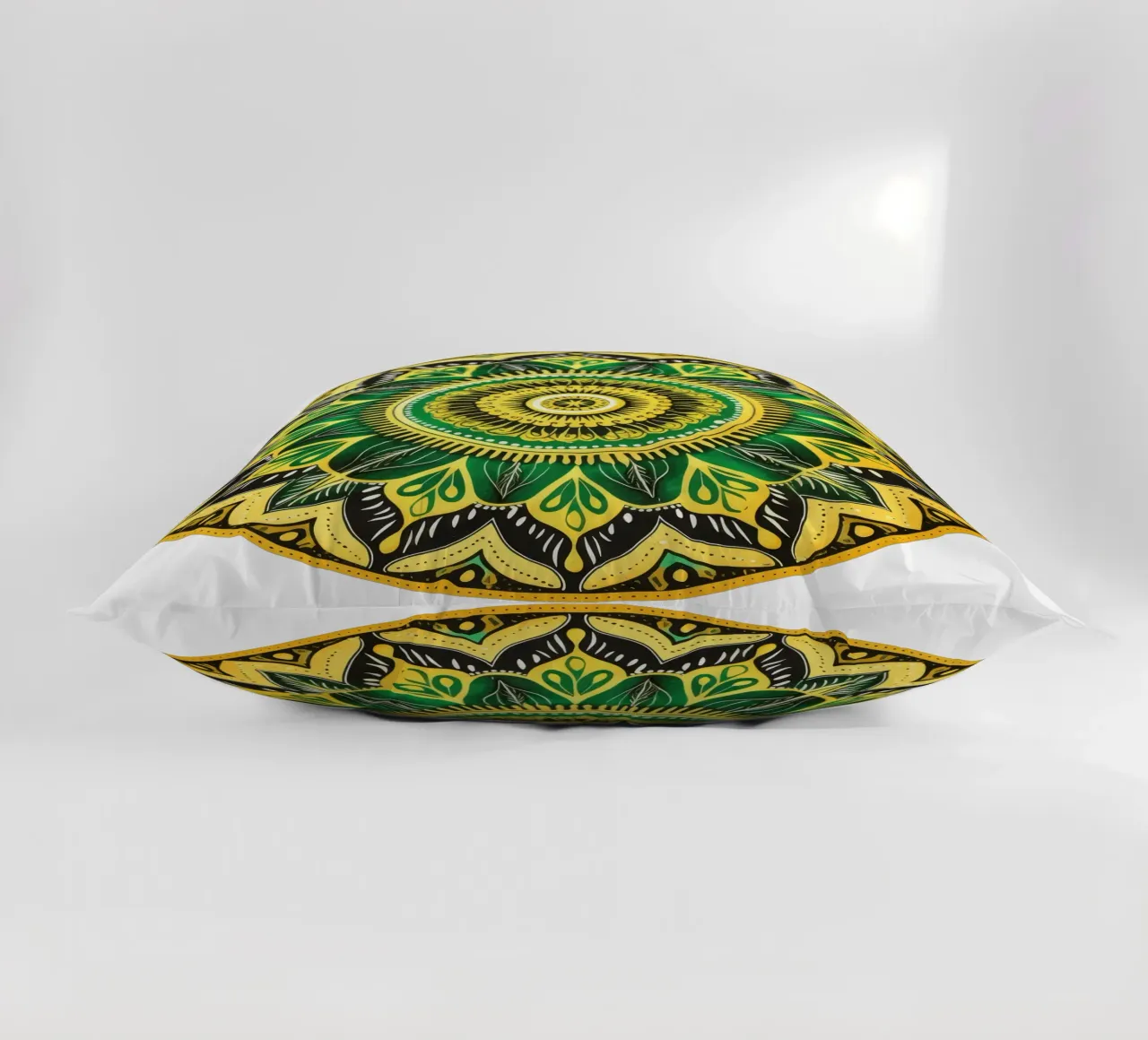Mandala verde cuscino da Spiritual Touch