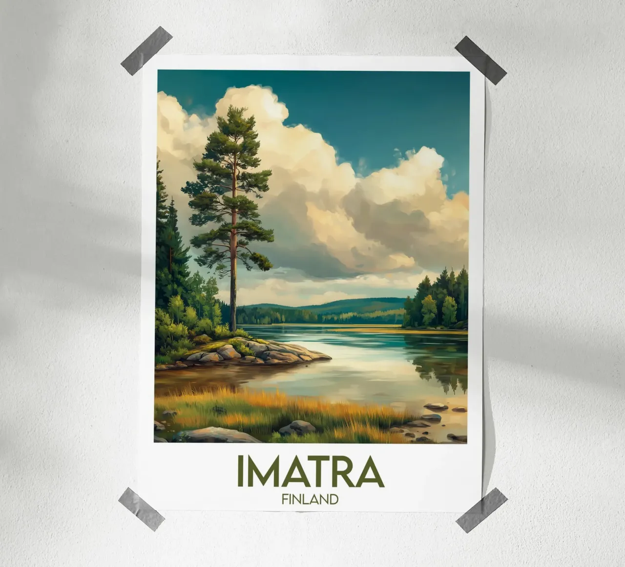 Affiche Imatra poster da Frame the World