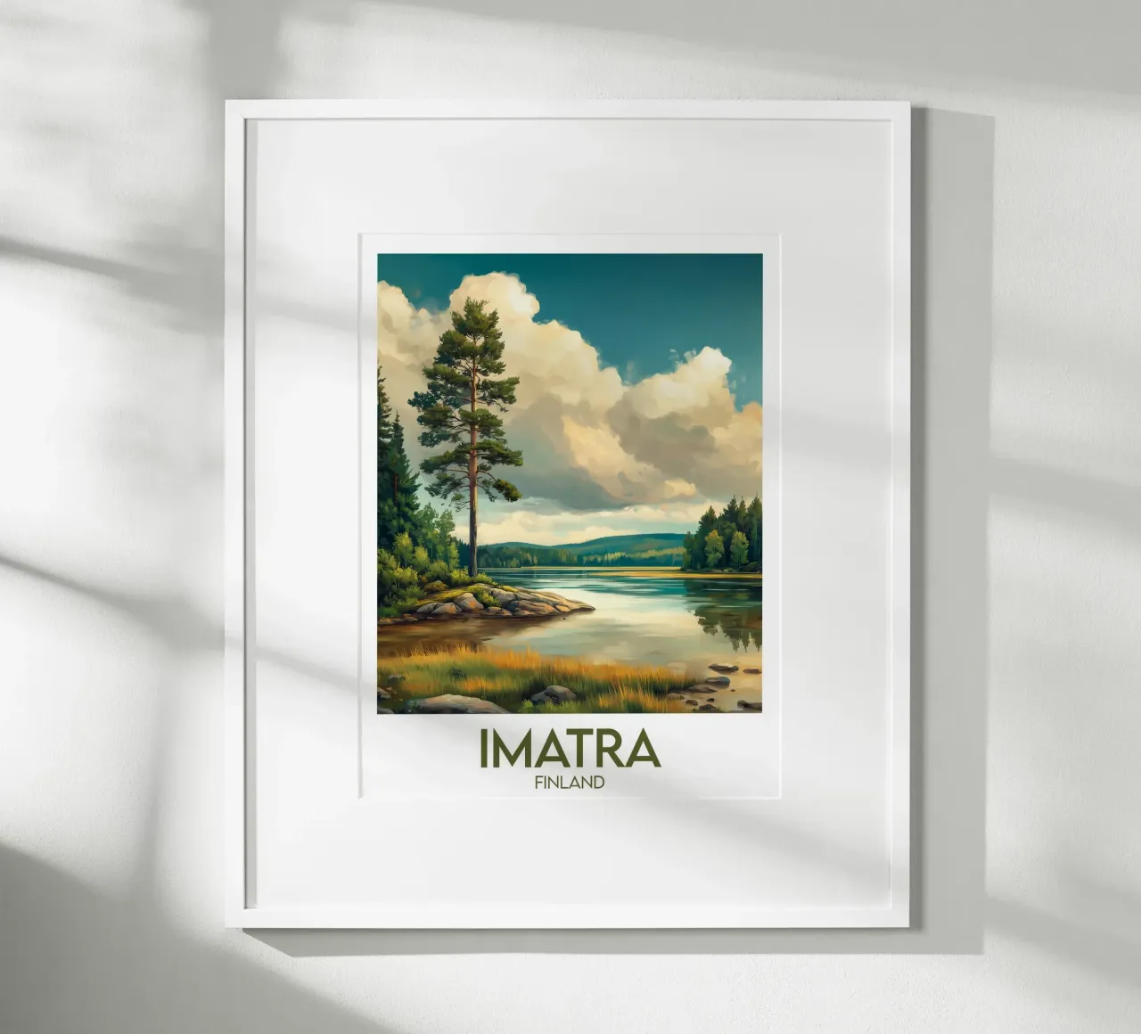 Affiche Imatra poster da Frame the World