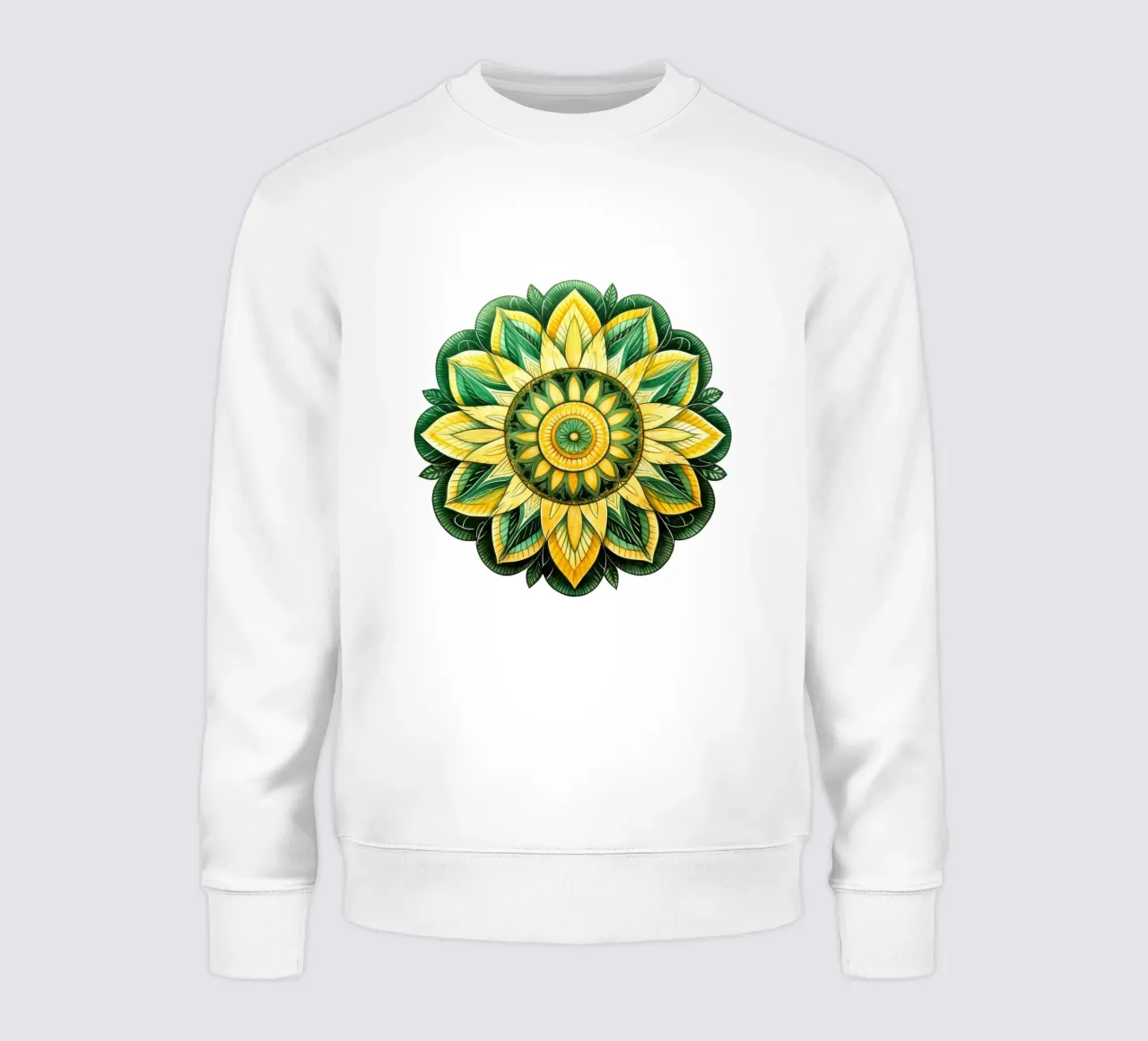 Mandala verde felpa da Spiritual Touch