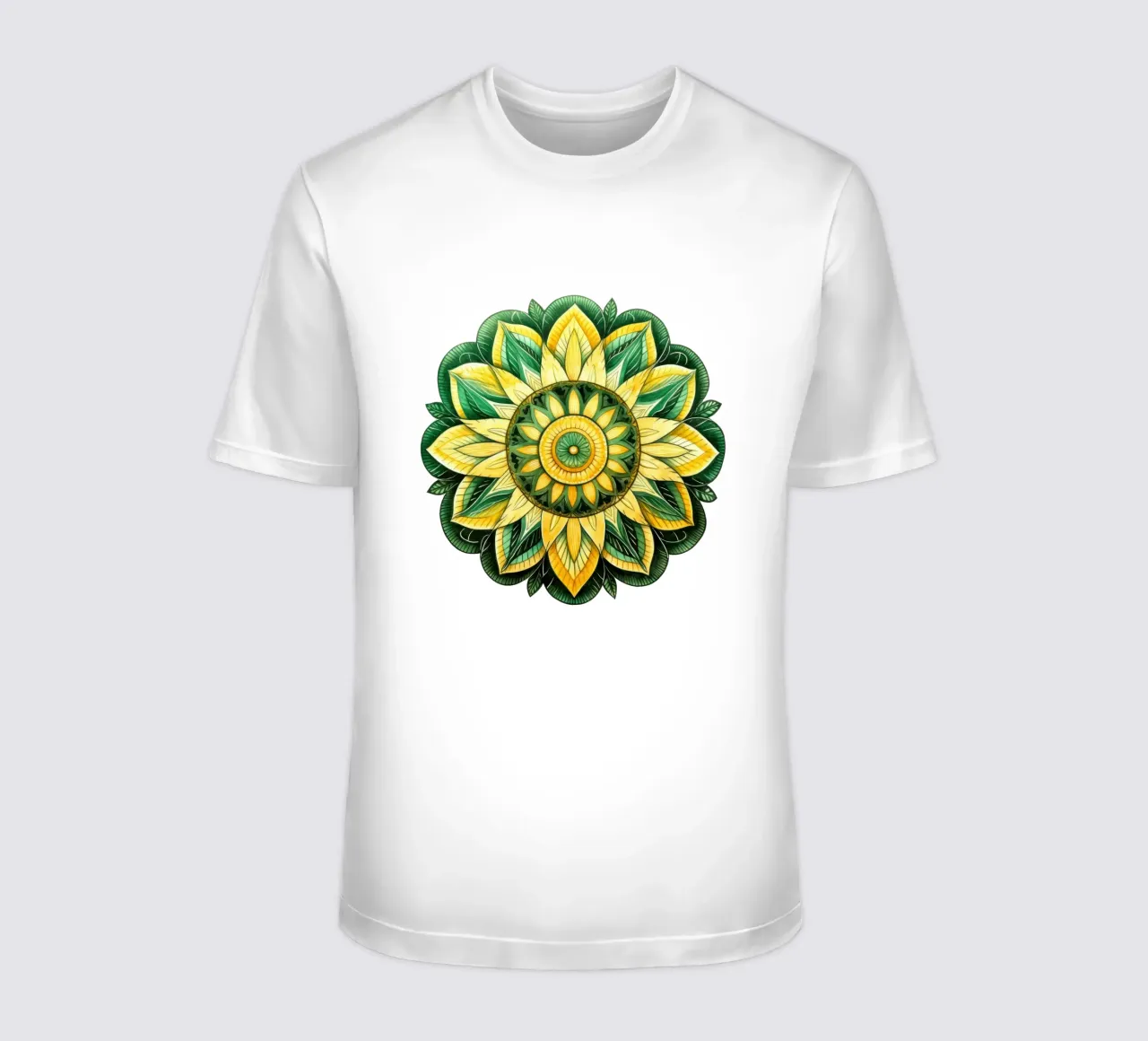 Green Mandala t-shirt by Spiritual Touch