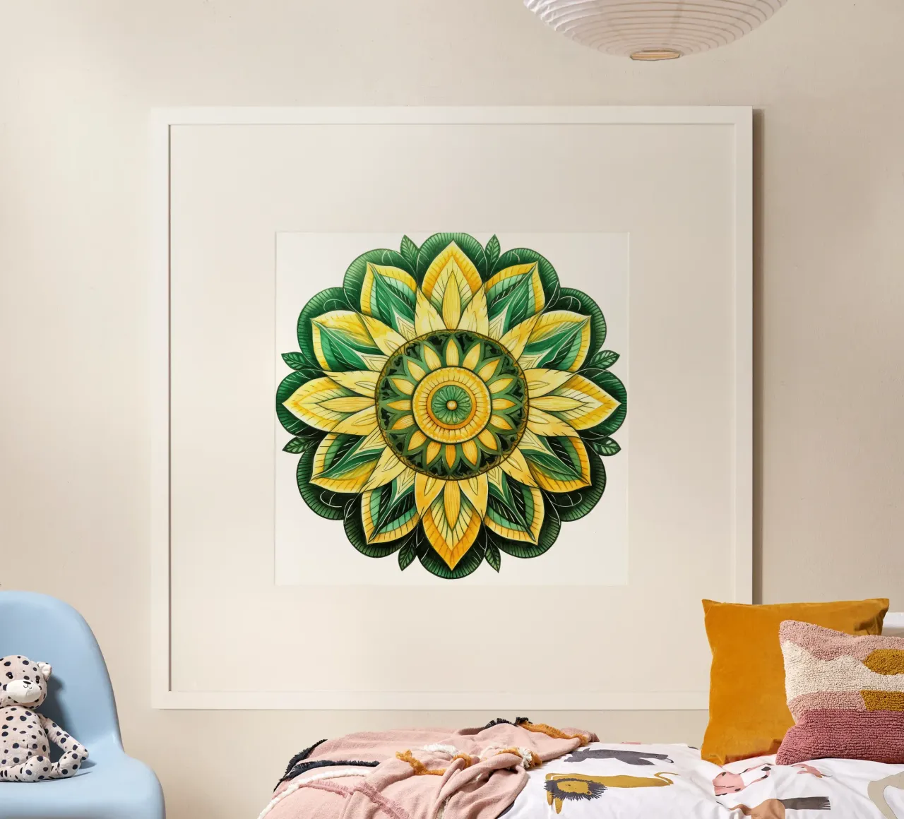 Mandala verde carta hahnemühle da Spiritual Touch