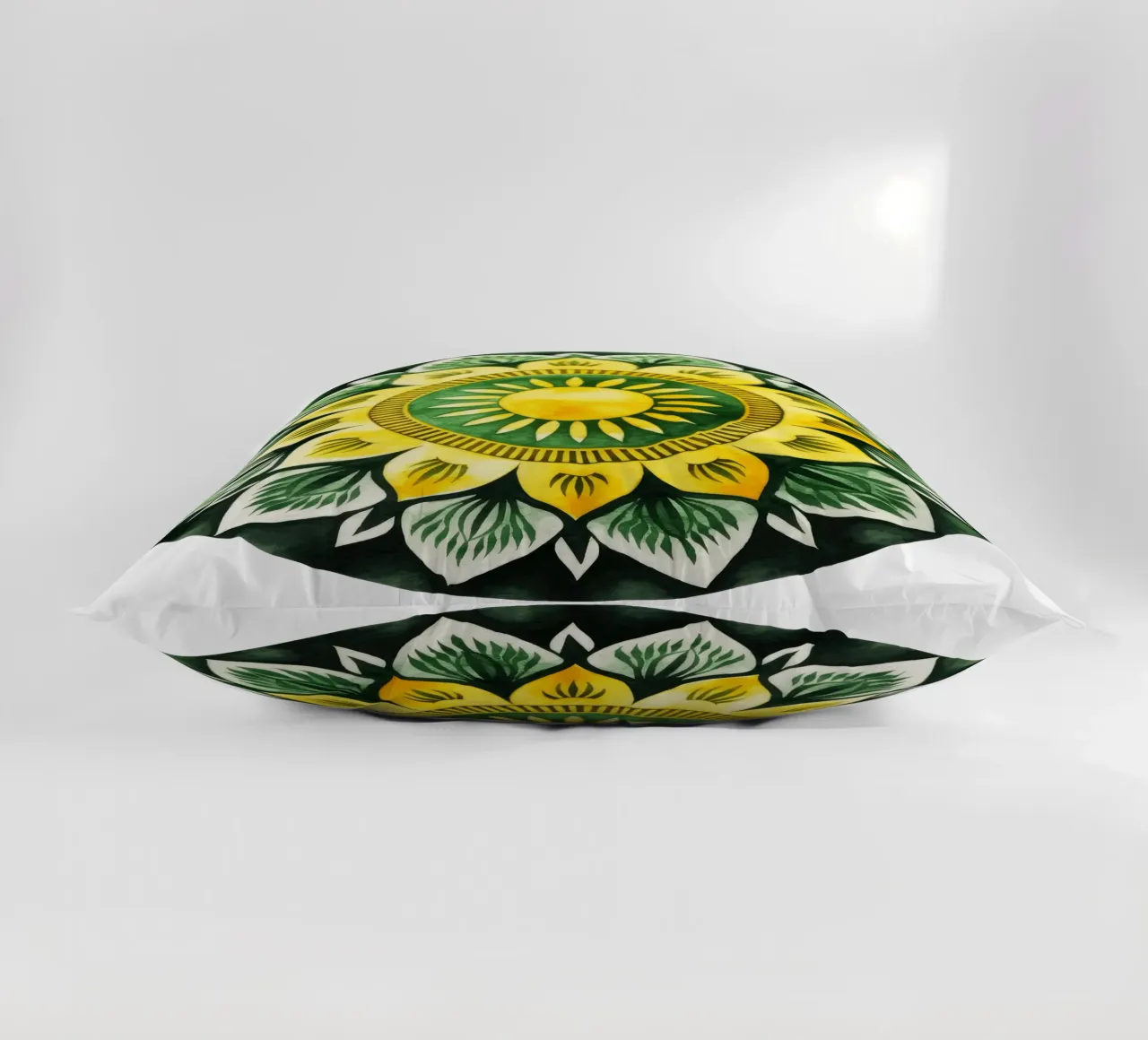 Mandala verde cuscino da Spiritual Touch