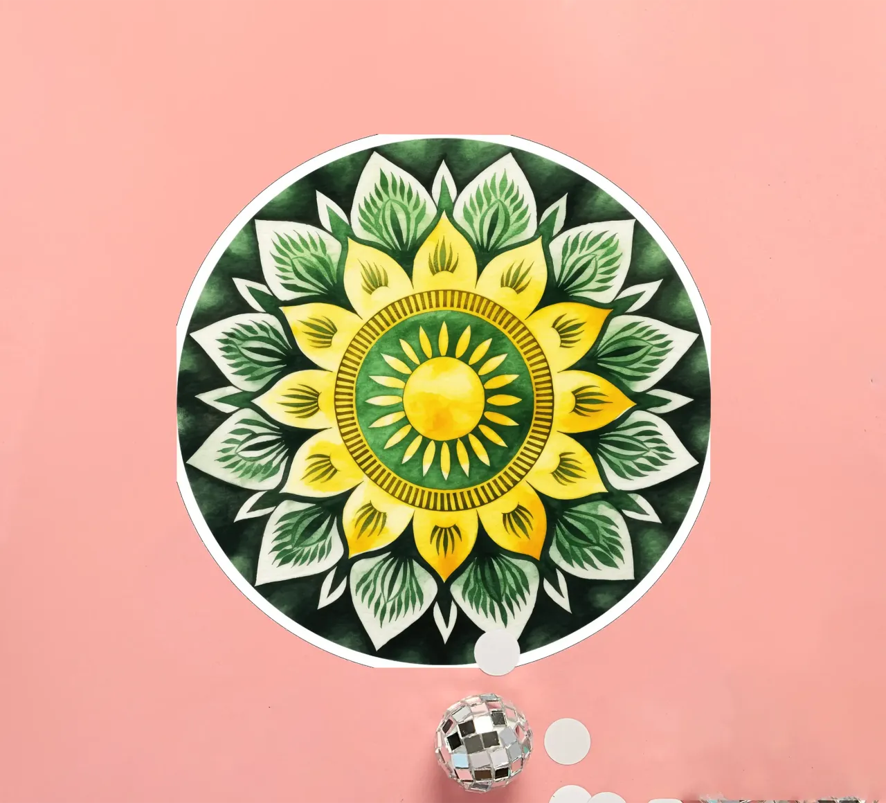 Green Mandala sticker by Spiritual Touch