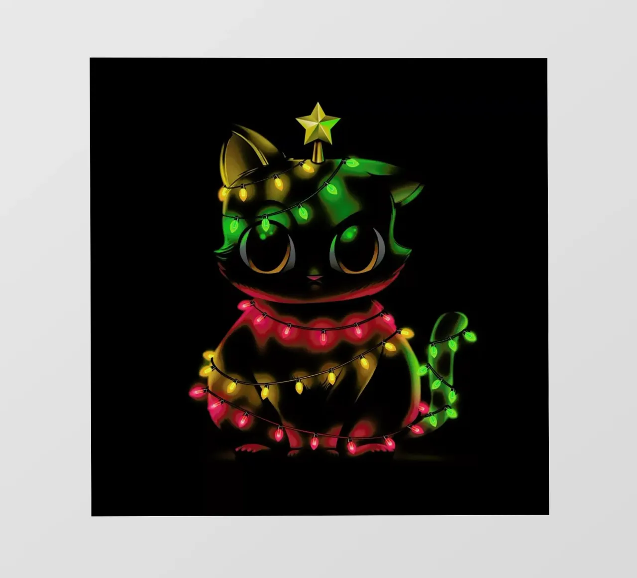 Meow Catmas Lights telo in pvc da Tobe Fonseca