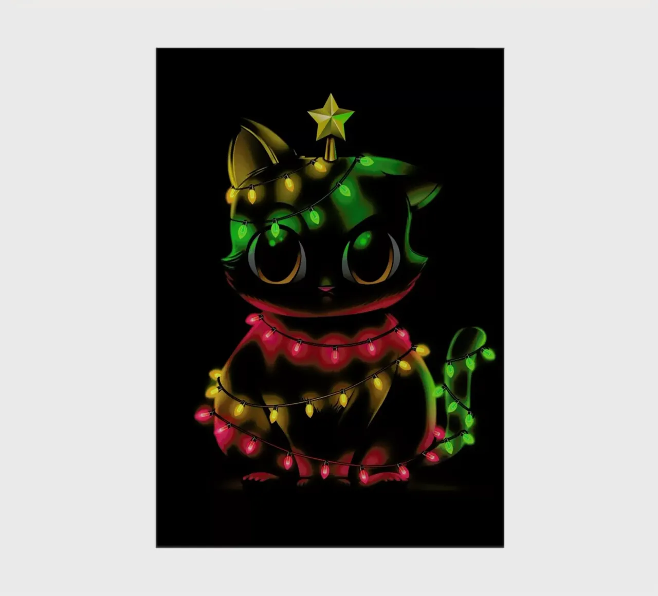 Meow Catmas Lights notebook by Tobe Fonseca