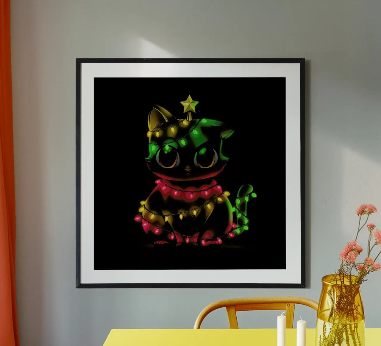Meow Catmas Lights carta hahnemühle da Tobe Fonseca
