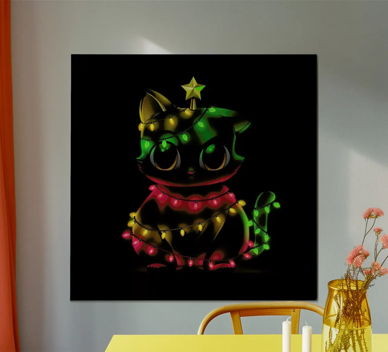 Meow Catmas Lights carta hahnemühle da Tobe Fonseca