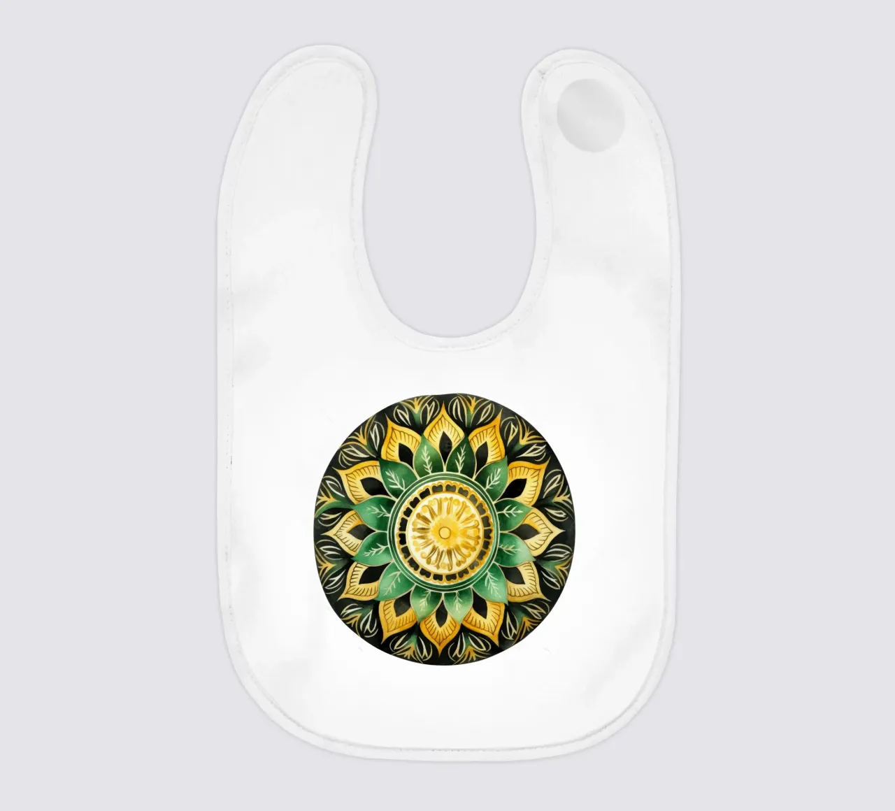 Mandala verde bavaglino da Spiritual Touch