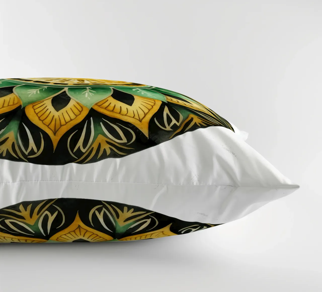 Mandala verde cuscino da Spiritual Touch