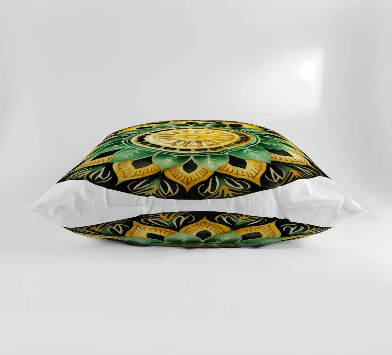Mandala verde cuscino da Spiritual Touch
