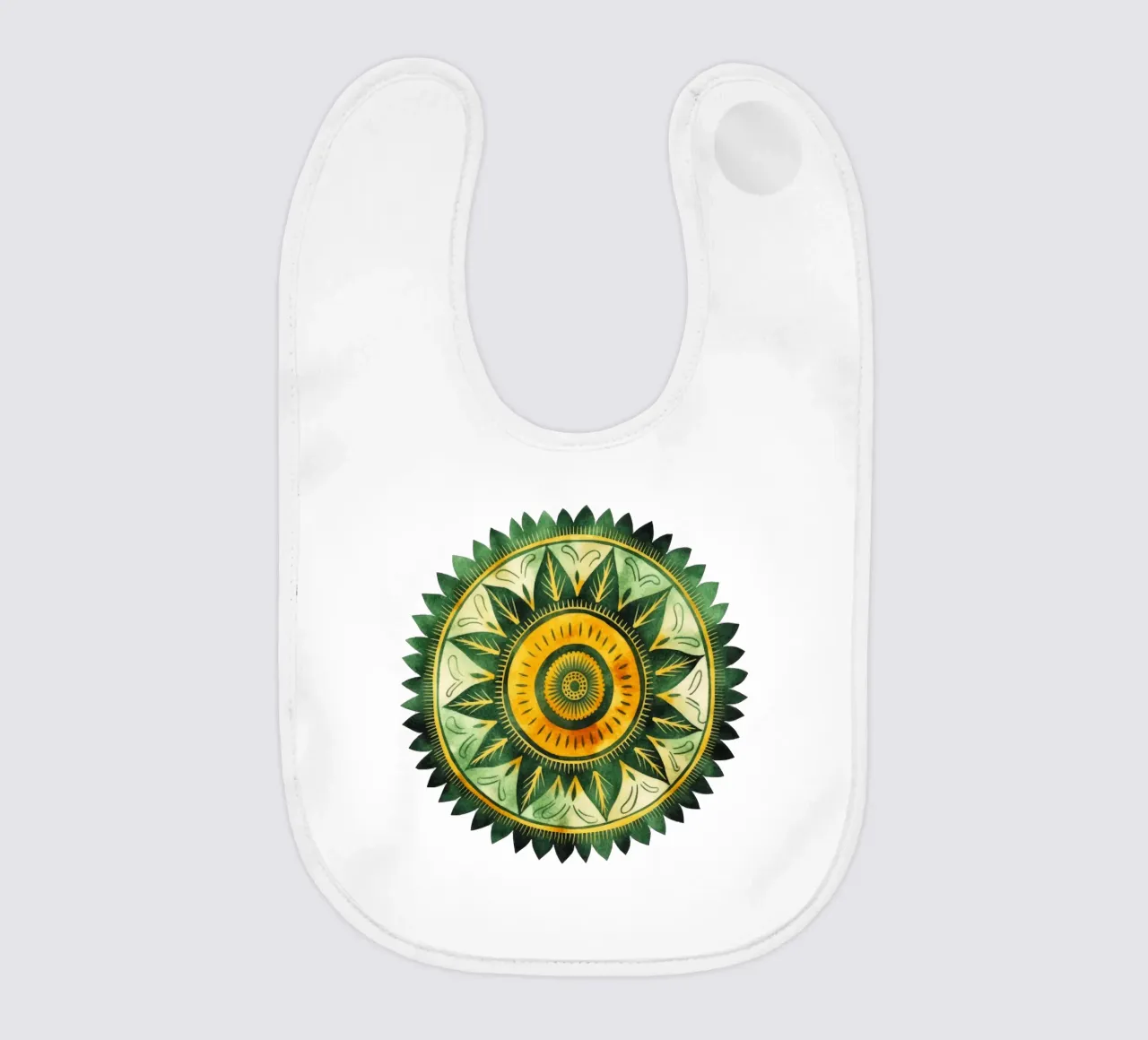 Mandala verde bavaglino da Spiritual Touch
