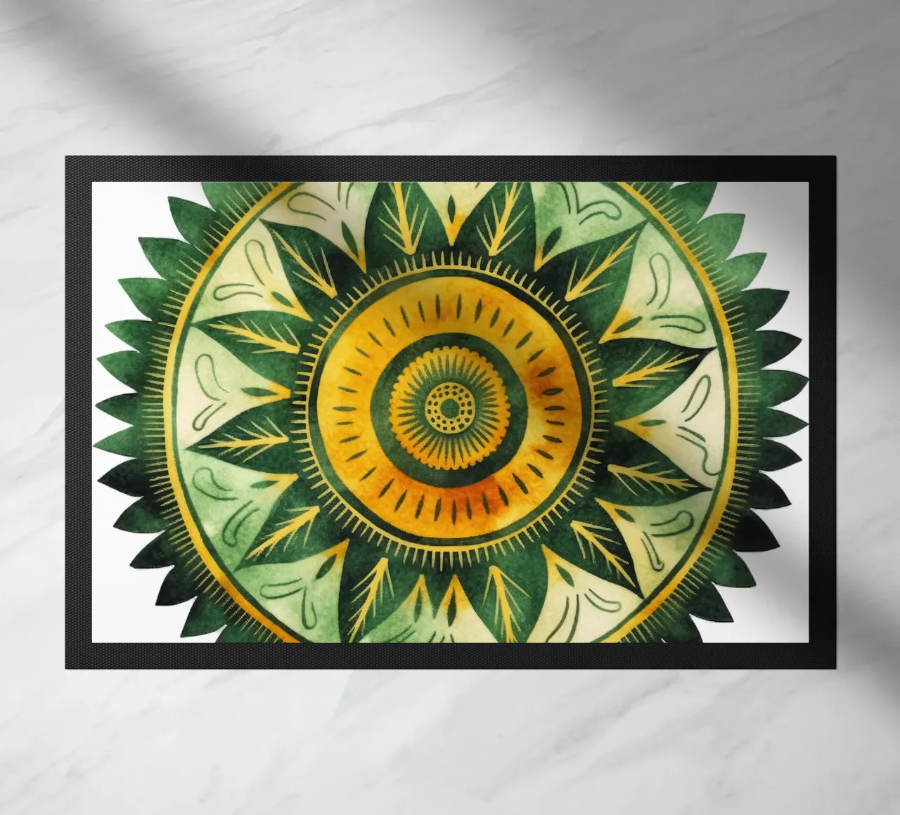 Mandala verde zerbino da Spiritual Touch