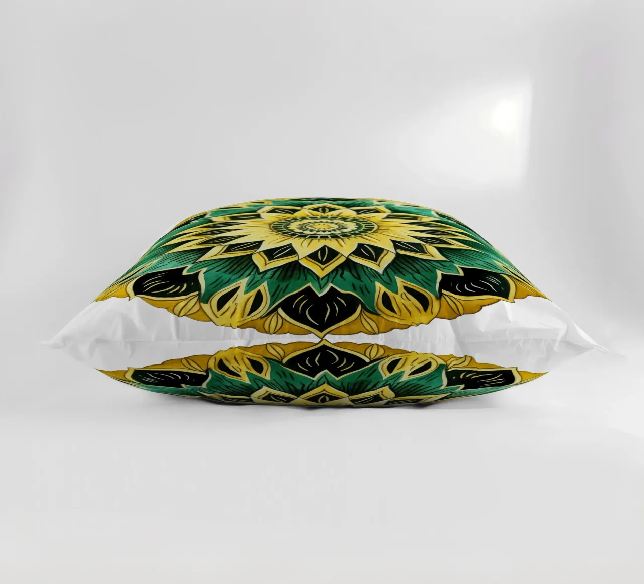 Mandala verde cuscino da Spiritual Touch