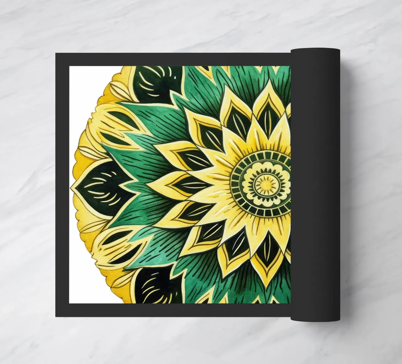 Mandala verde zerbino da Spiritual Touch