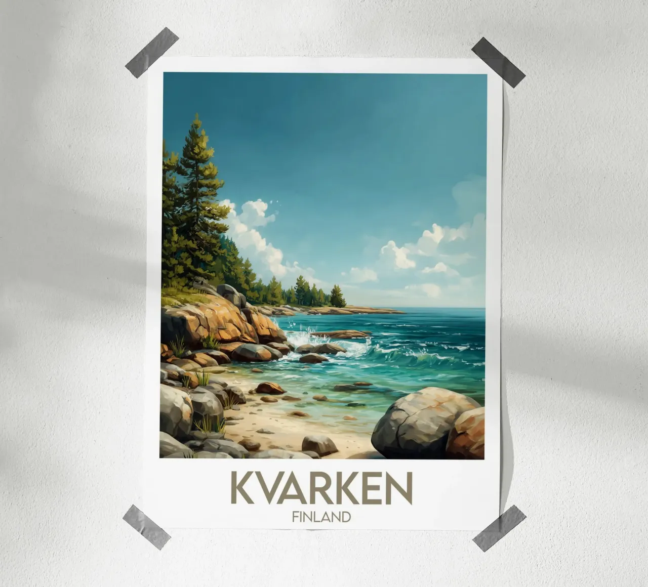 Poster Kvarken poster da Frame the World