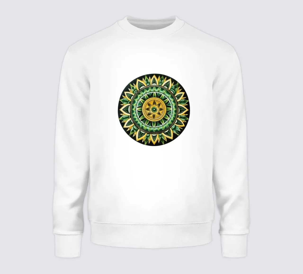 Mandala verde felpa da Spiritual Touch