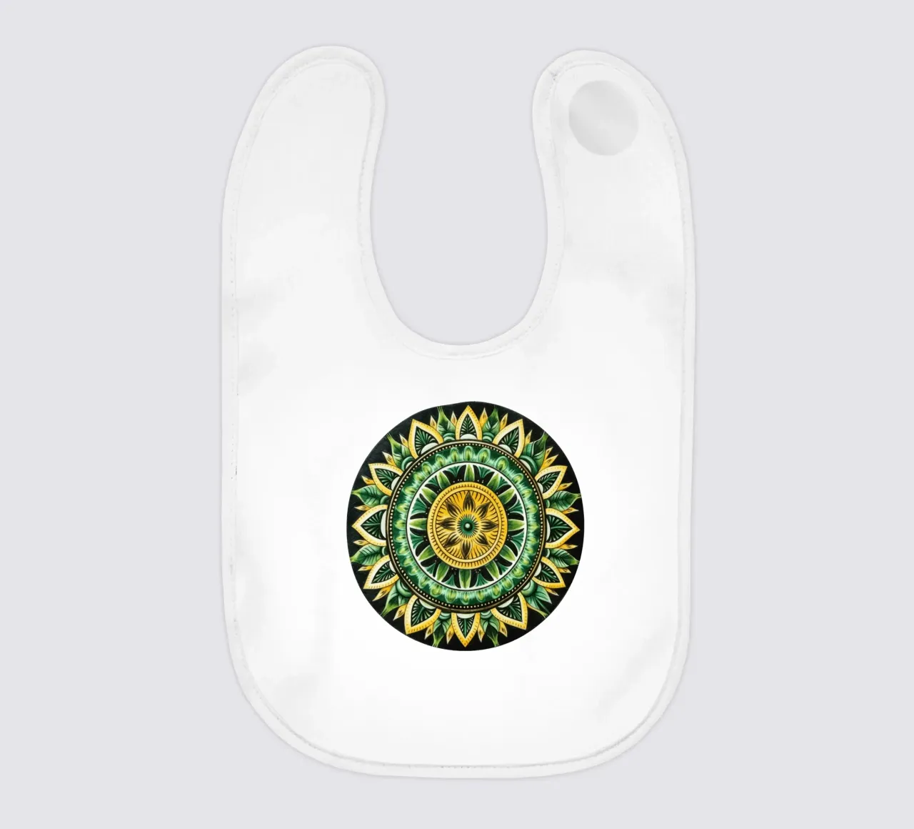 Mandala verde bavaglino da Spiritual Touch