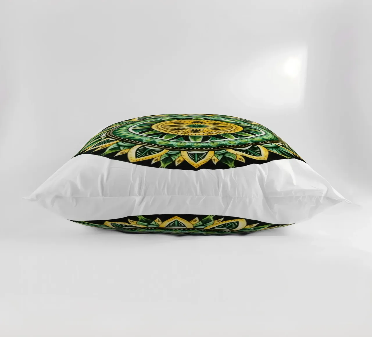 Mandala verde cuscino da Spiritual Touch