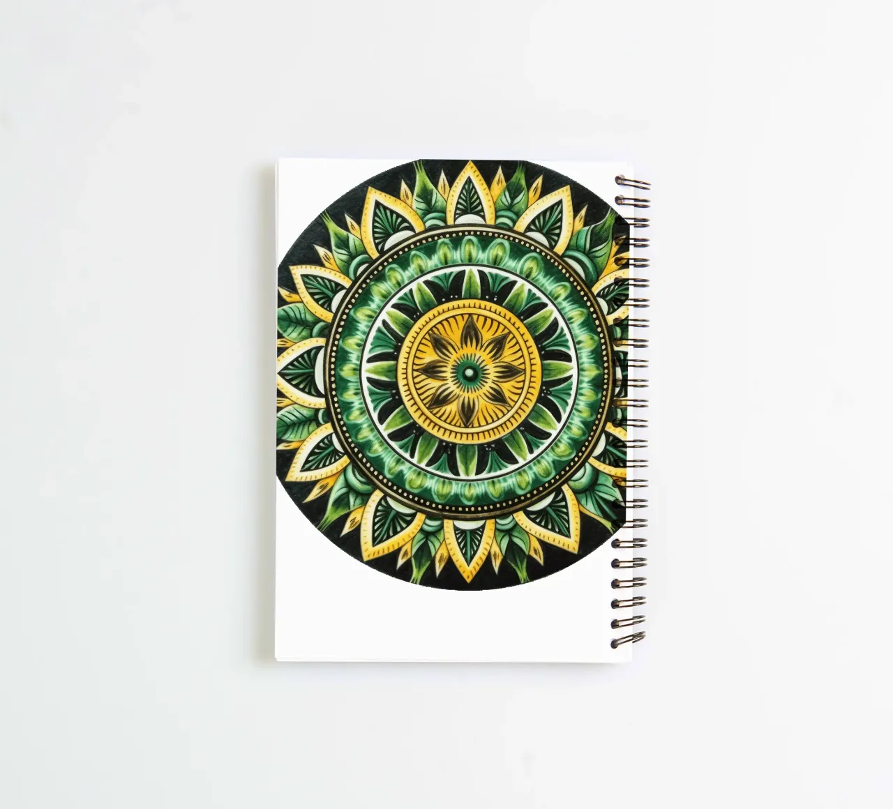 Mandala vert carnet à spirale de Spiritual Touch