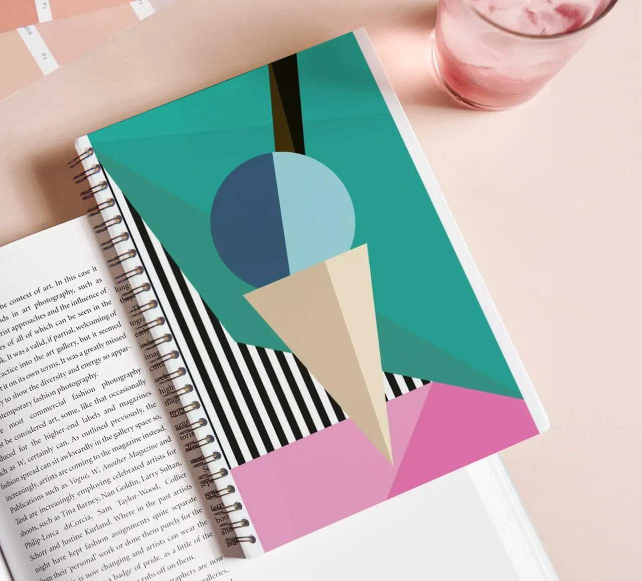Always Time For Ice Cream spiral notebook by The Native State