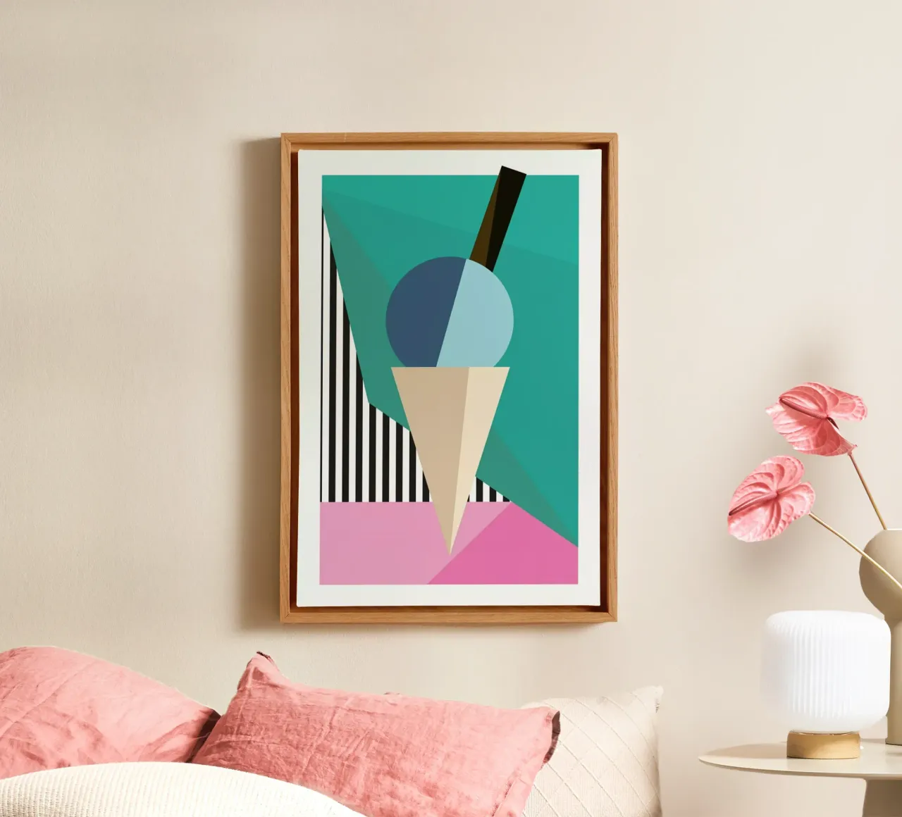 Always Time For Ice Cream canvas by The Native State