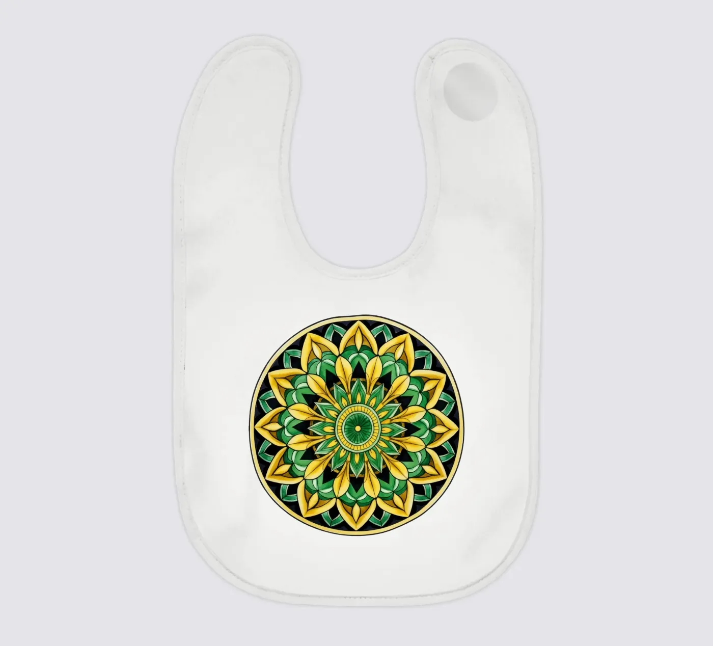 Mandala verde bavaglino da Spiritual Touch