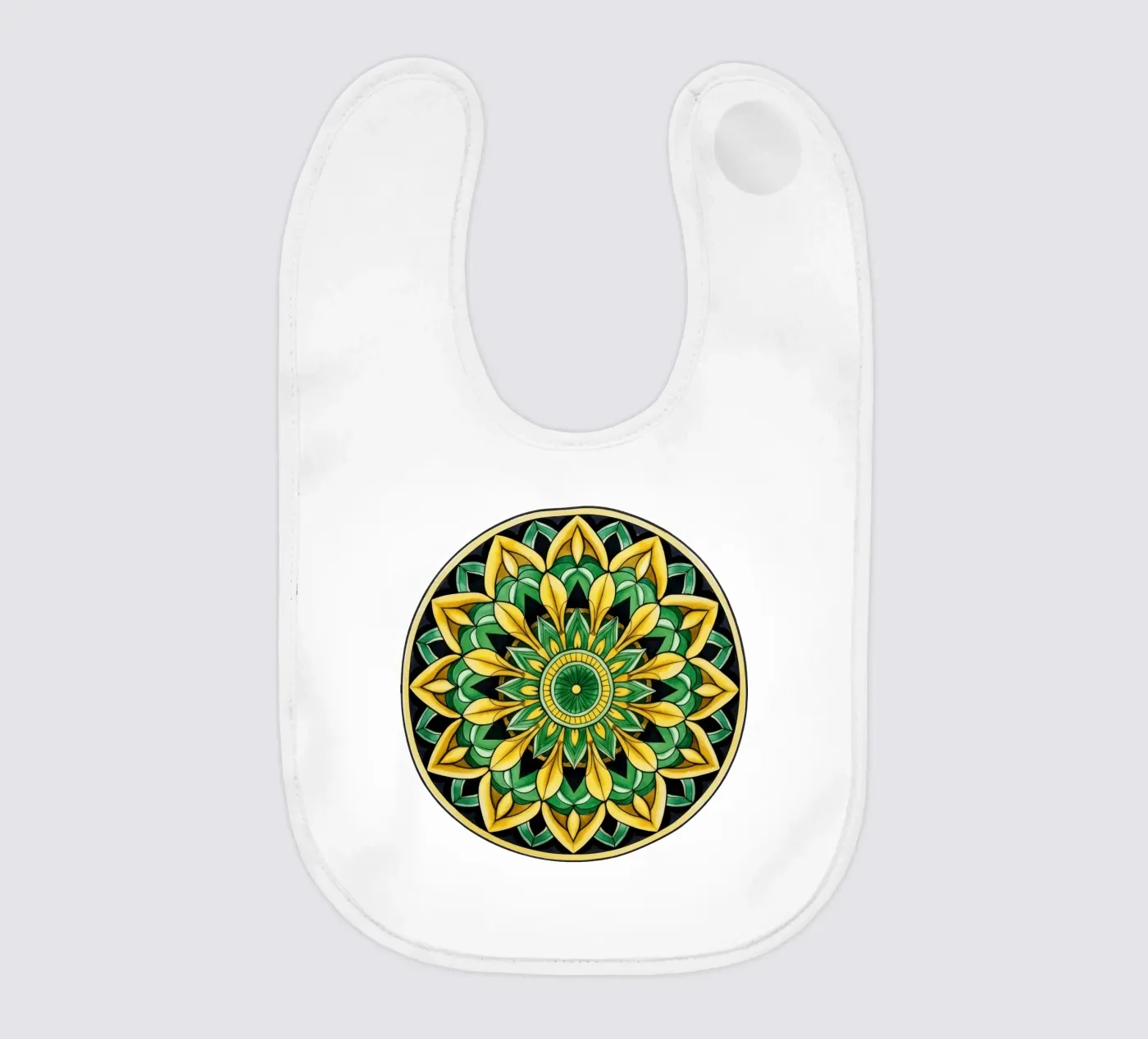 Mandala verde bavaglino da Spiritual Touch