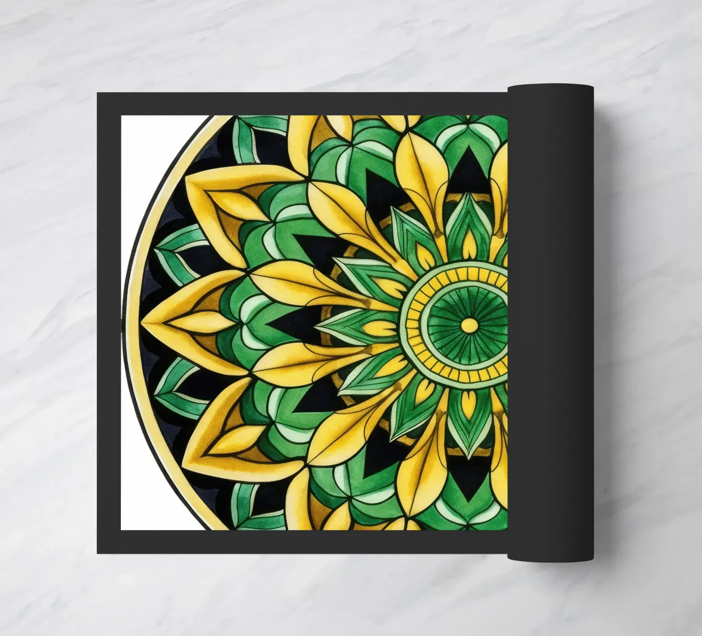 Mandala verde zerbino da Spiritual Touch