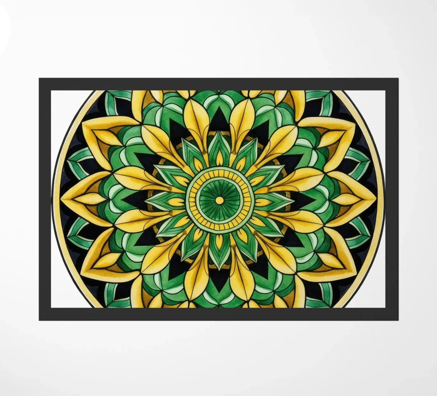 Mandala verde zerbino da Spiritual Touch