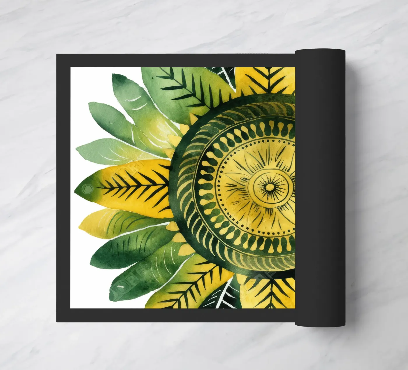 Mandala verde zerbino da Spiritual Touch