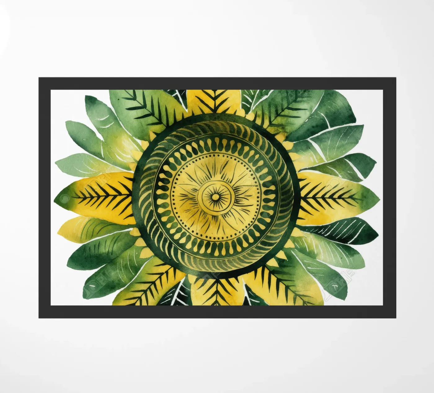 Mandala verde zerbino da Spiritual Touch