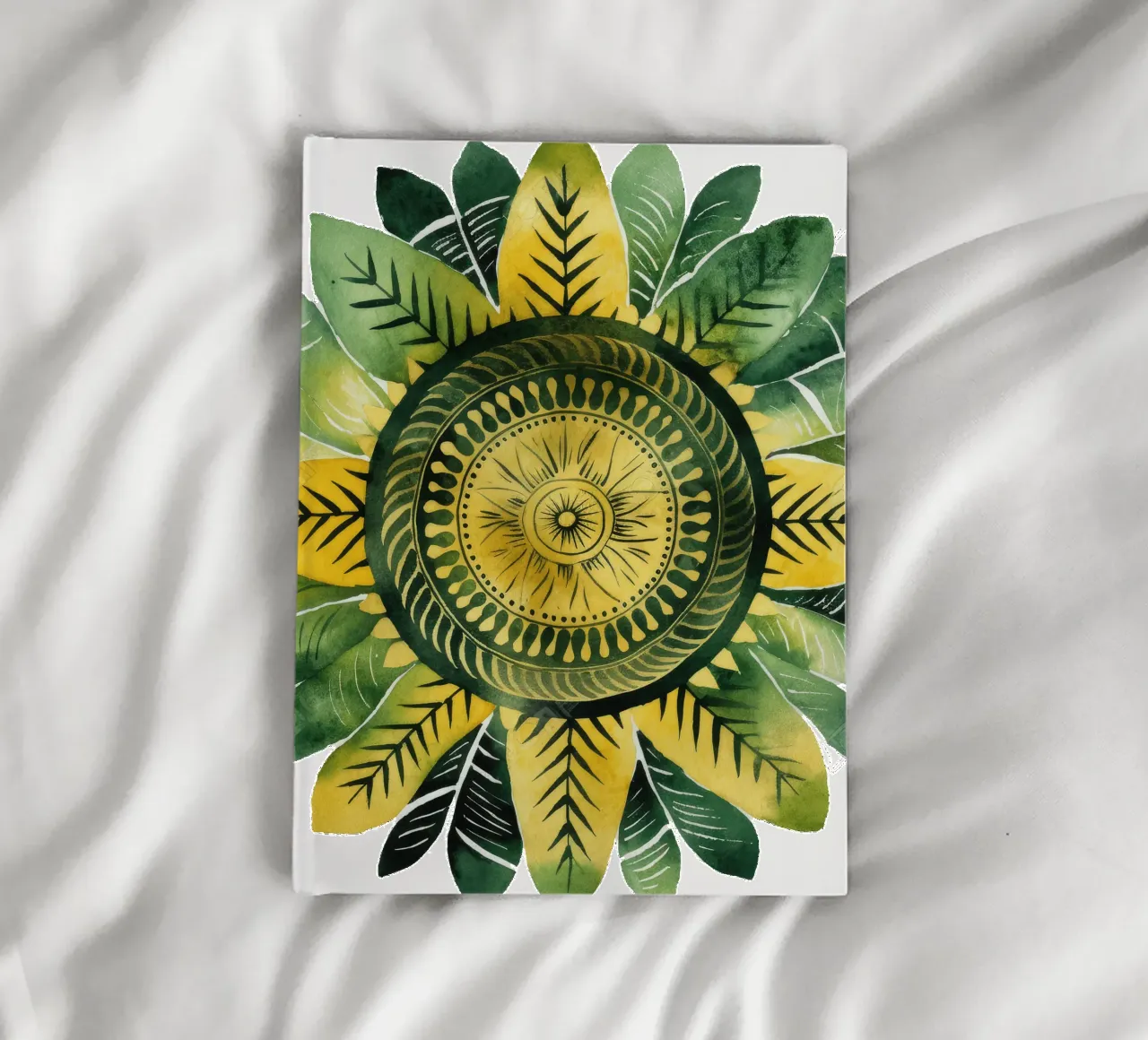 Mandala vert carnet de notes de Spiritual Touch