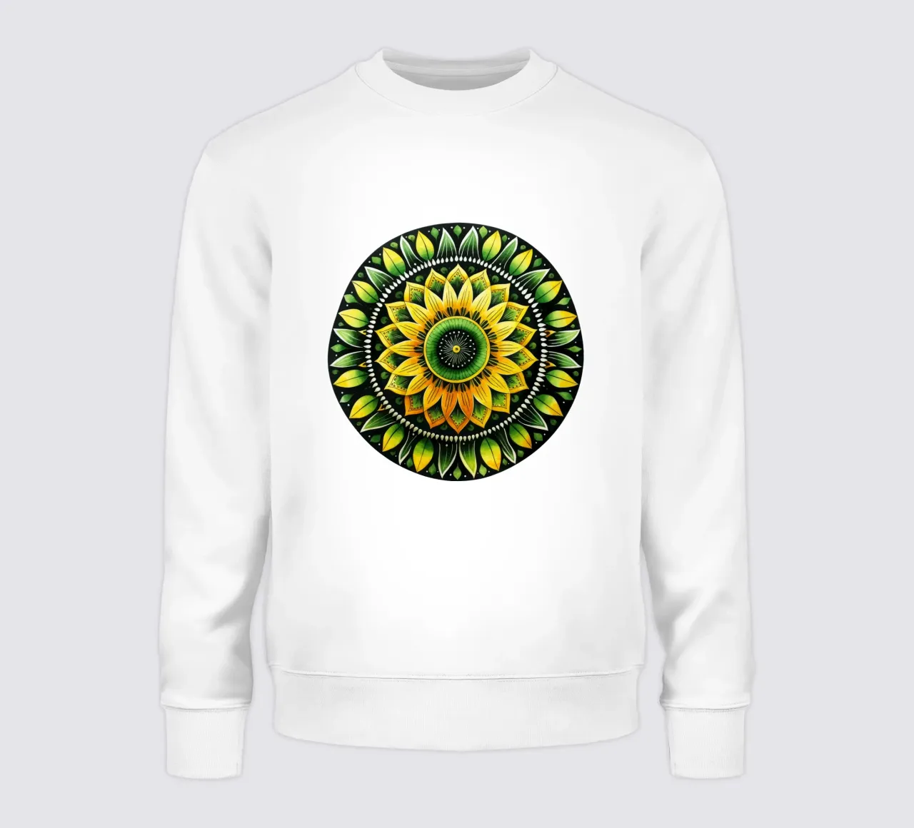 Mandala verde felpa da Spiritual Touch