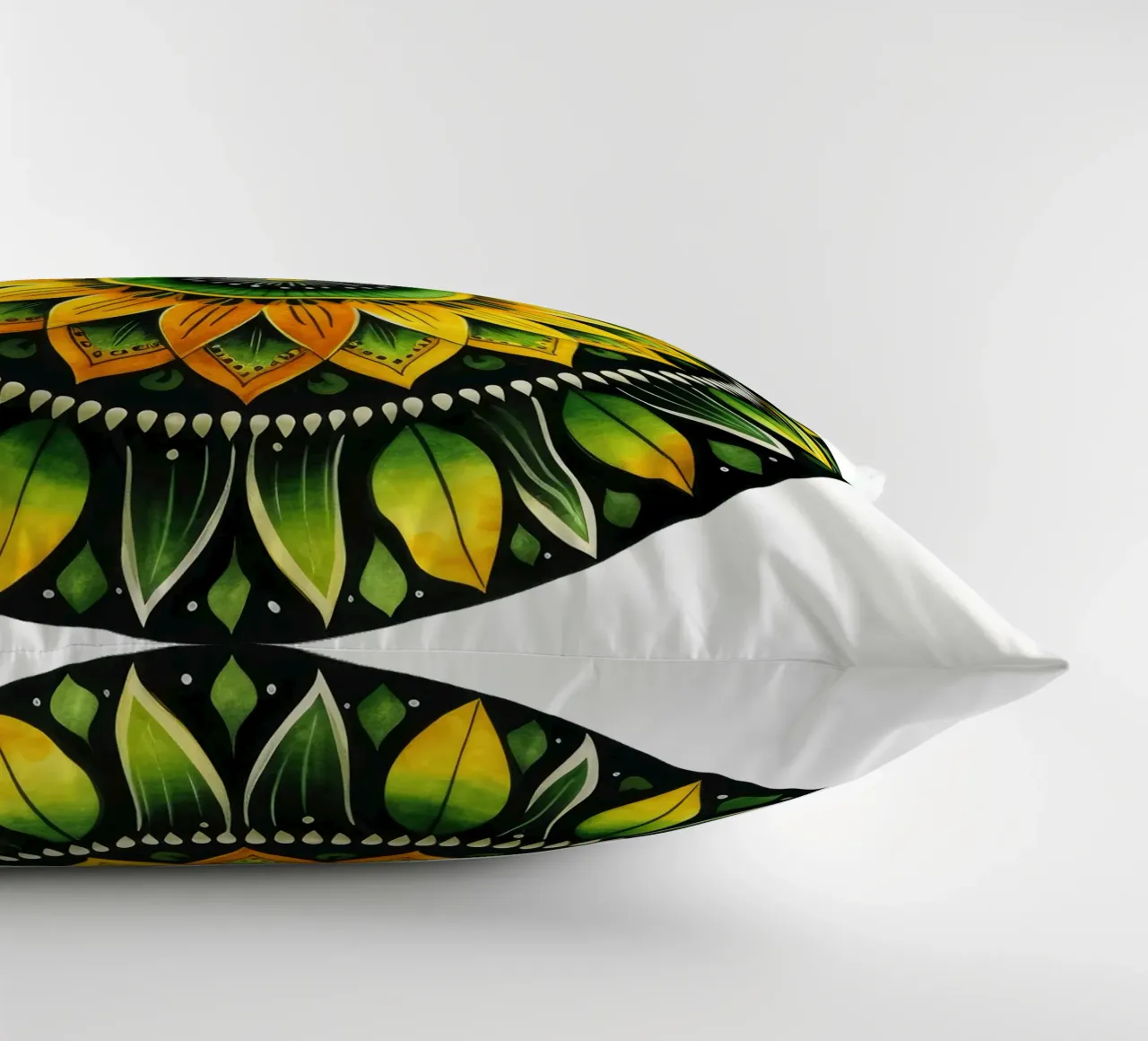 Mandala verde cuscino da Spiritual Touch