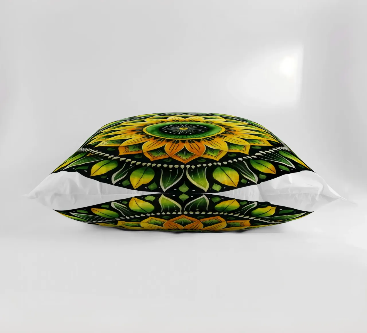Mandala verde cuscino da Spiritual Touch