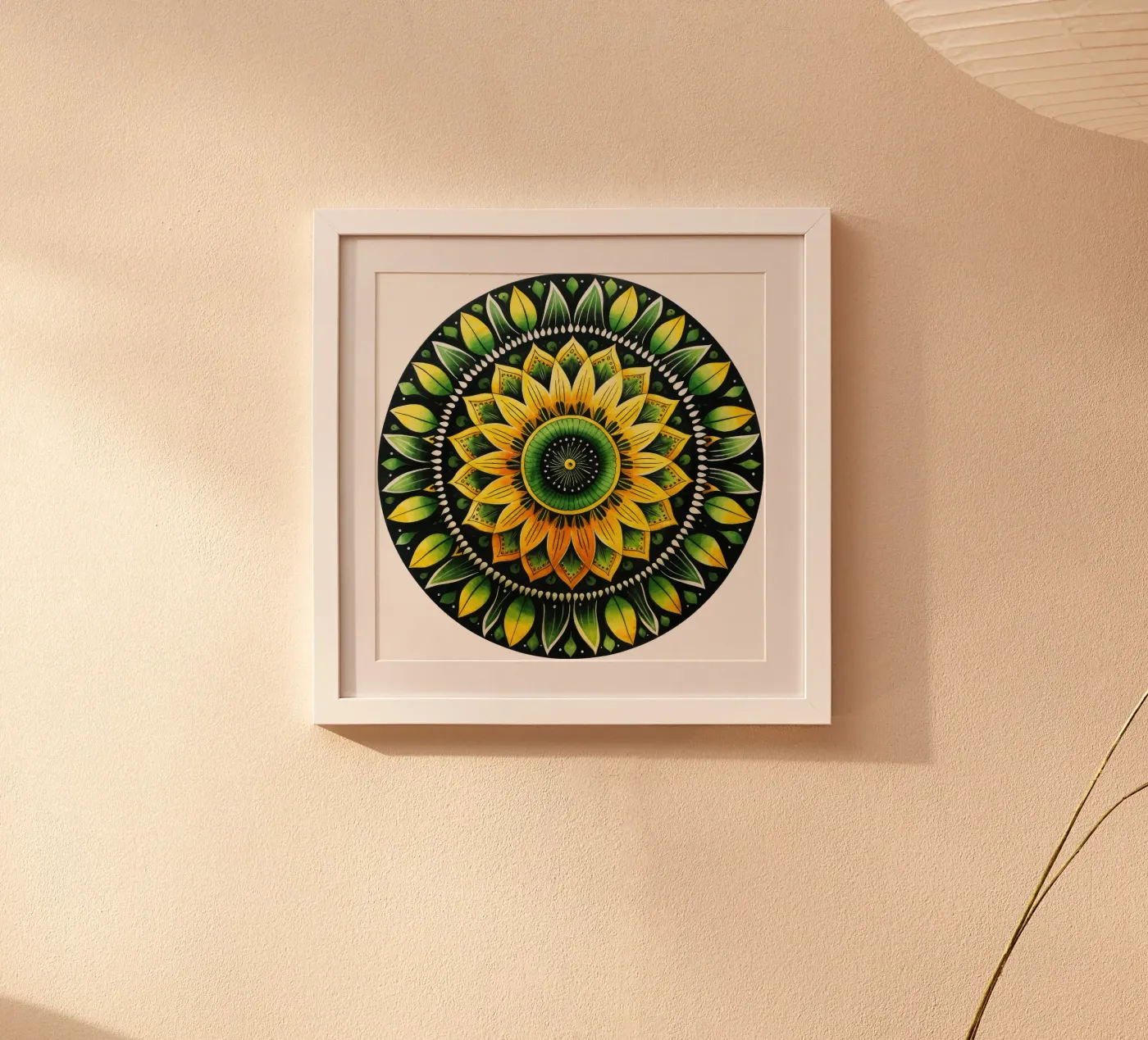 Green Mandala poster da Spiritual Touch