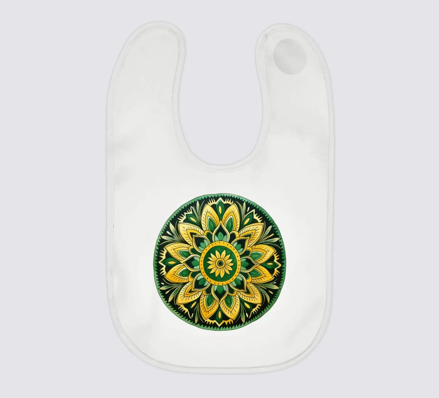 Mandala verde bavaglino da Spiritual Touch