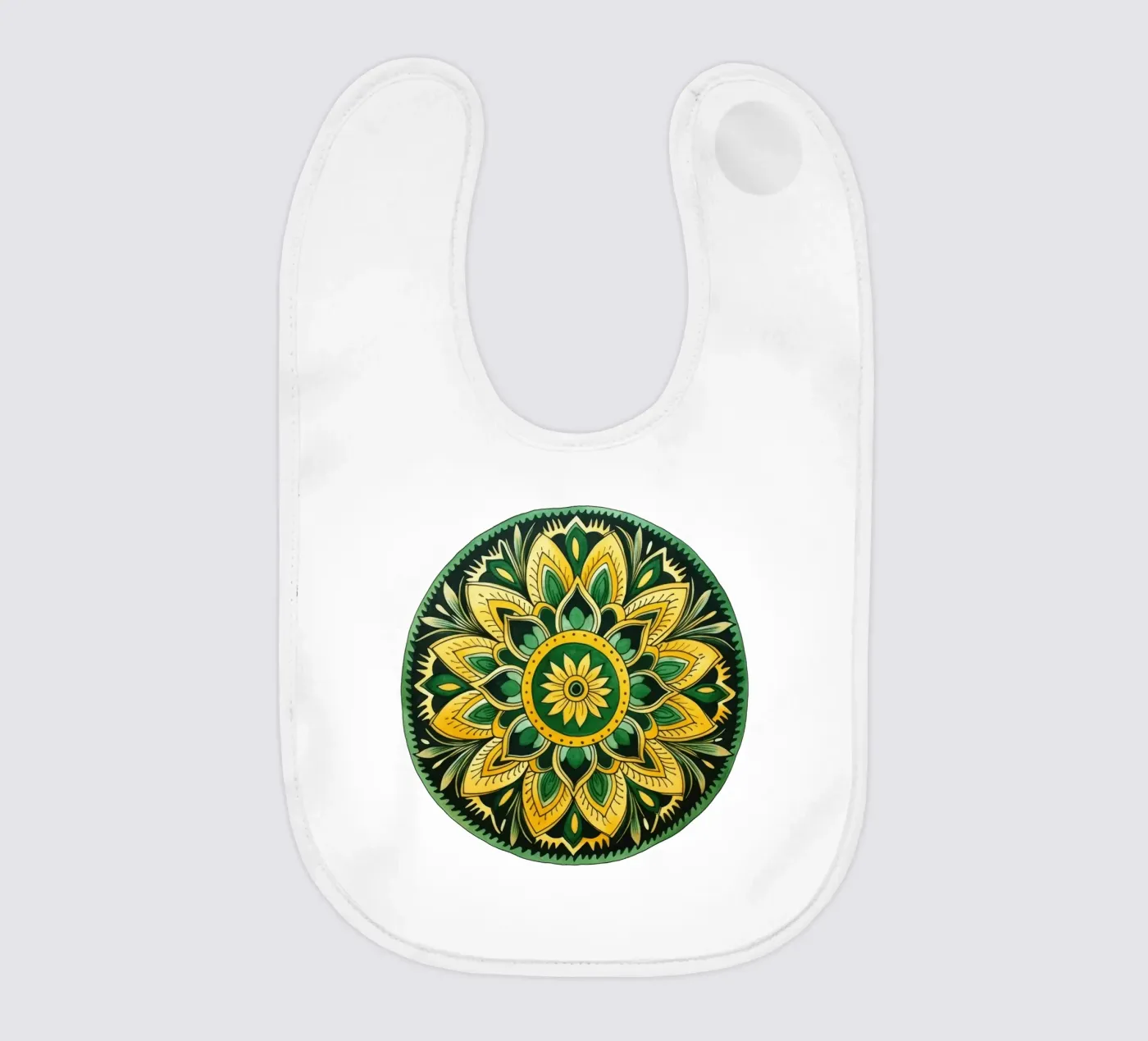 Mandala verde bavaglino da Spiritual Touch