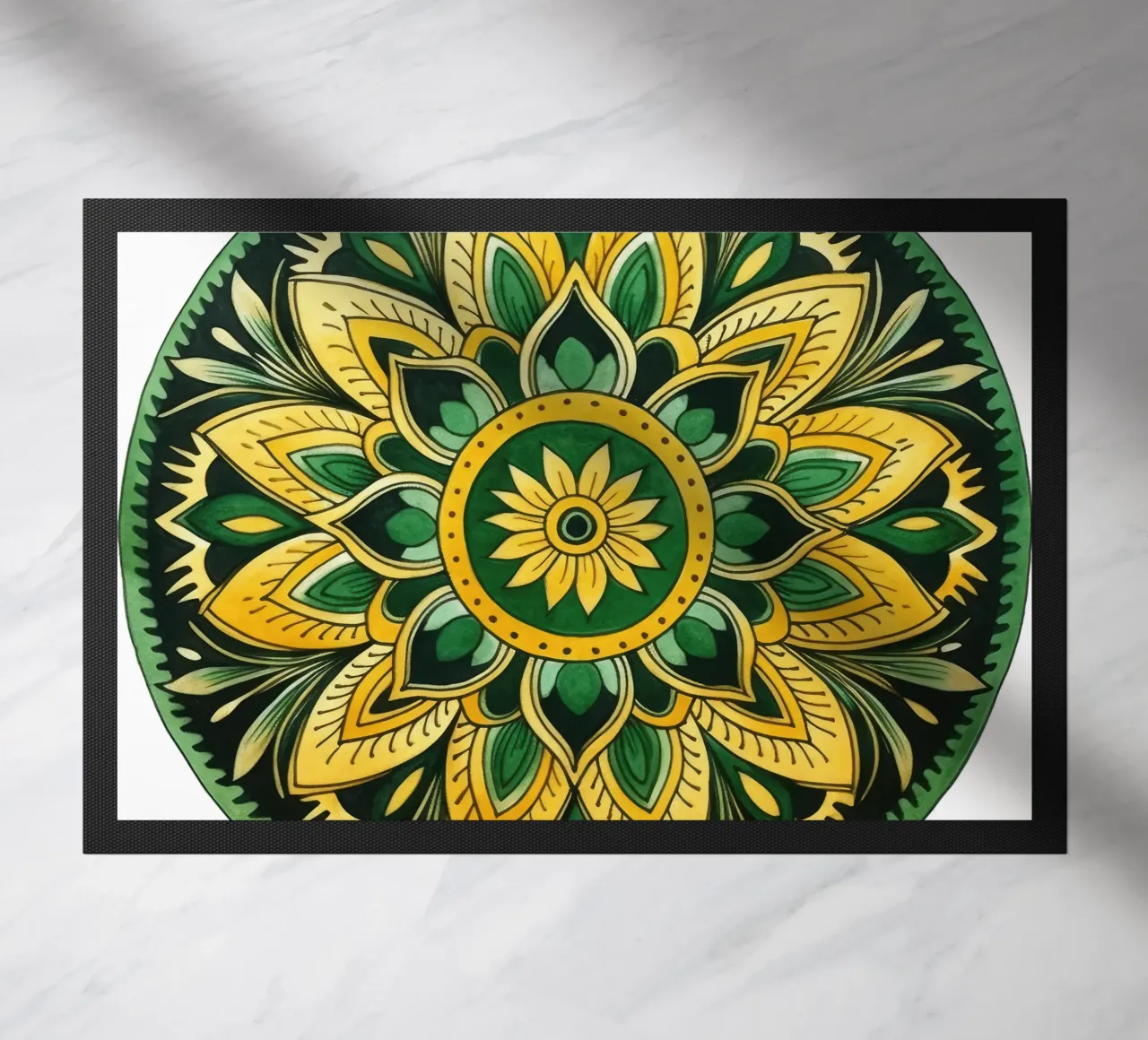 Mandala verde zerbino da Spiritual Touch