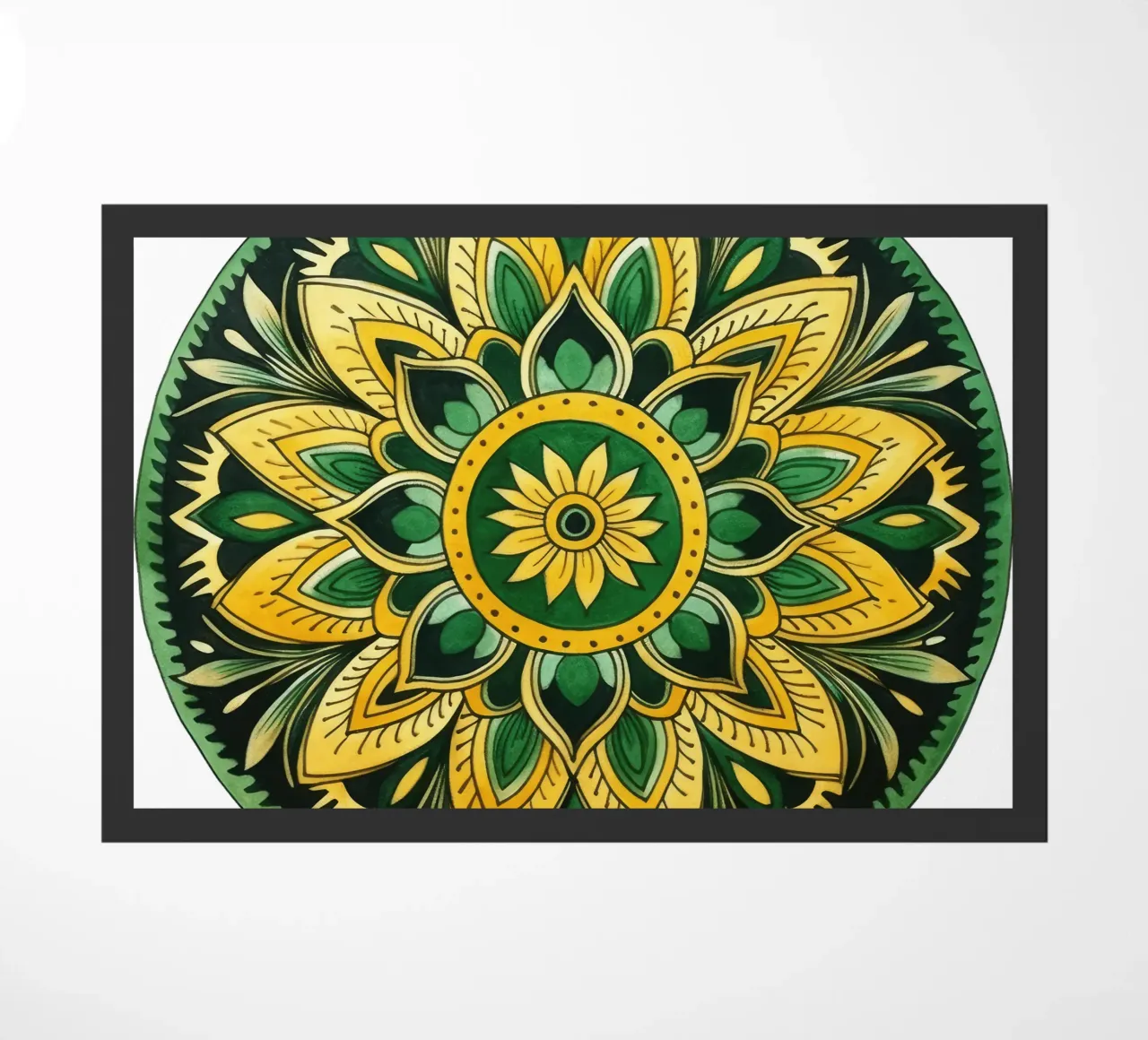 Mandala verde zerbino da Spiritual Touch